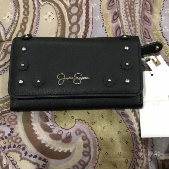 Jessica Simpson Handbags - Wallet with Flower and Stud Detail